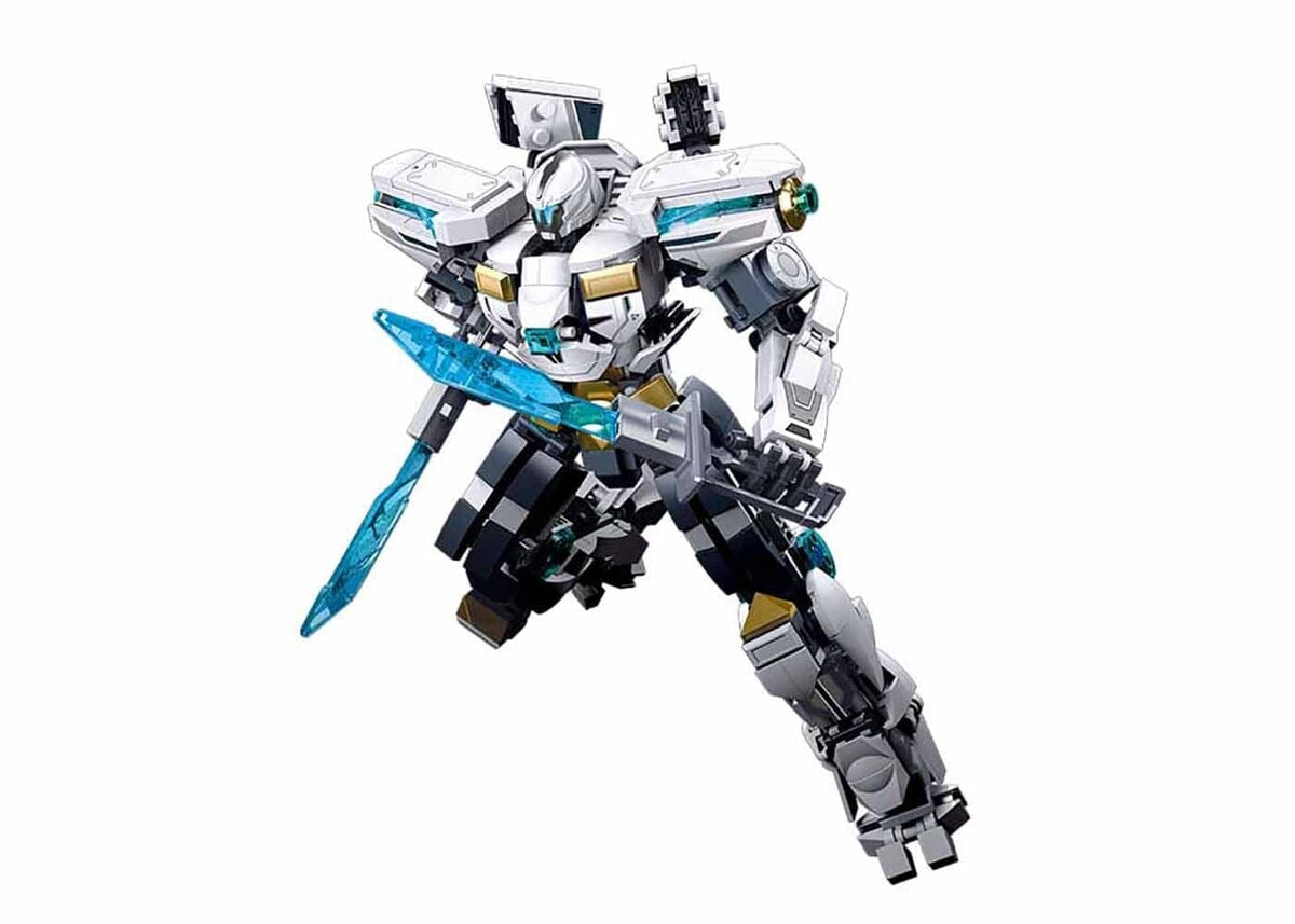 Sluban p.r. mecha wit grijs (m38-b1151)