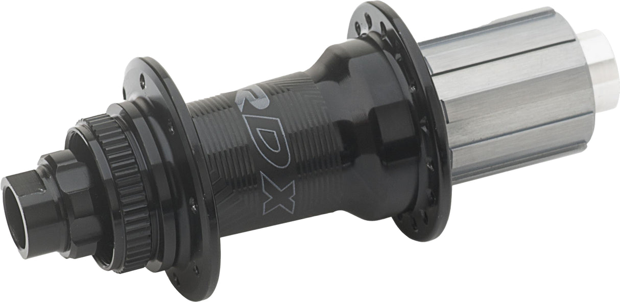Miche achternaaf r-dx 16+8g shimano tx12 center lock zwart