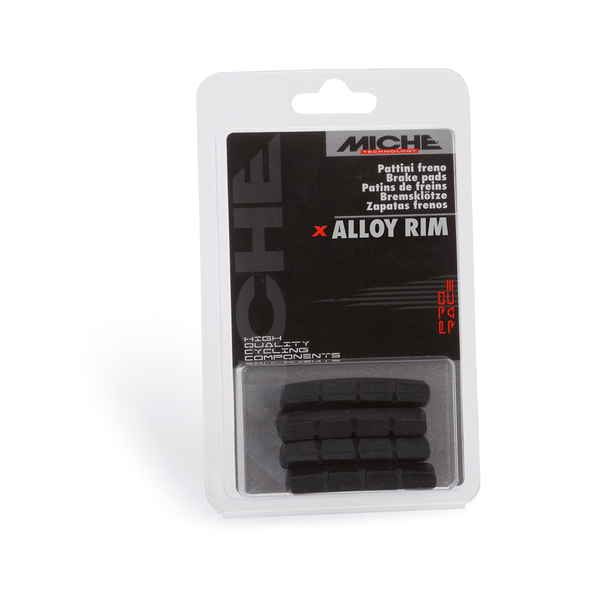 Miche remblokken voor alu wielen shimano (4st)