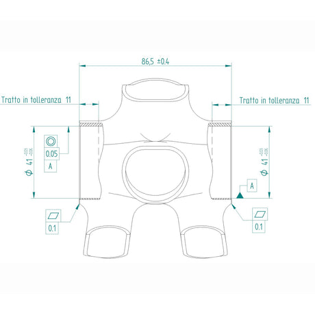 Miche bracketas press-fit 86.5 x 41mm evo max