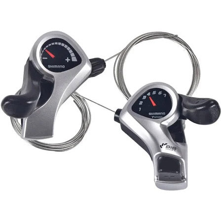 Shimano Shifters -Turnier 3x7v 1800 2400 mm Silber