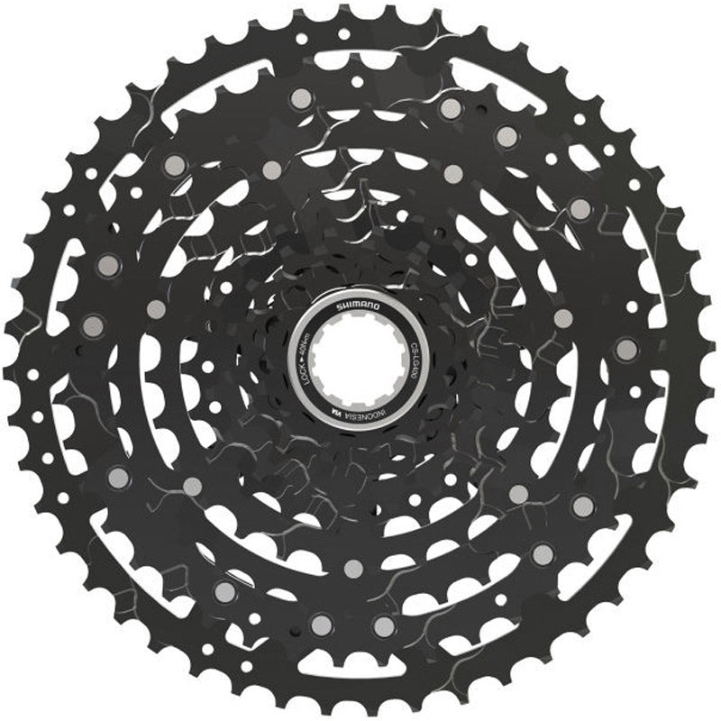 SHIMANO Cassette wskazówki 10 V 11-48T CS-LG400 Czarne