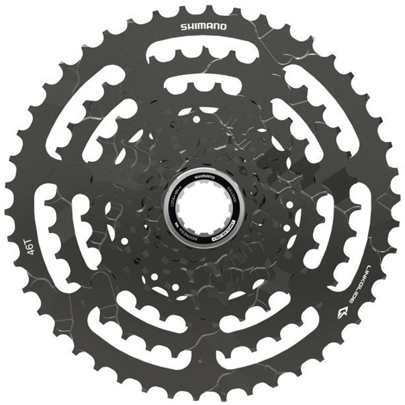 SHIMANO Cassette Wskazówki 9v 11-46T CS-LG400 Black