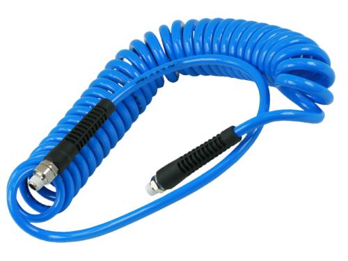 Spiraalslang pu 6.5x10 1 4 buitendraad 5mtr blauw