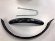 Eurofender stel spatborden 24 inch 58 pvc zwart