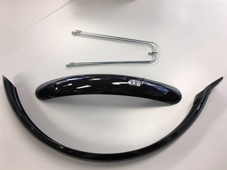 Eurofender stel spatborden 24 inch 58 pvc zwart
