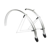 spatbordenset Rapido 28 inch 46 mm kunststof zilver