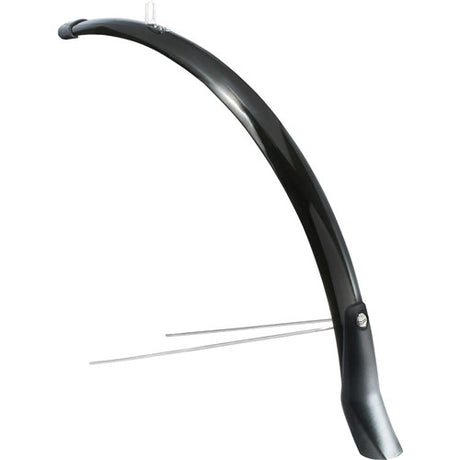 Voorspatbord Eurofender Snello 28 x 51 mm - zwart