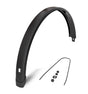 Eurofender achterspatbord 28 inch 72mm vlak mat zwart tempo squa