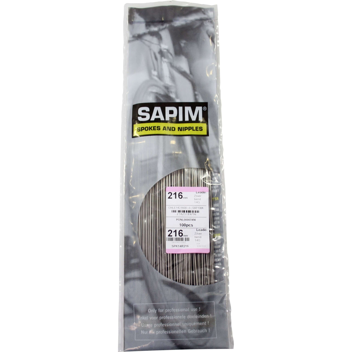 Sapim Spaak Leader 14-216 stainless steel Z Nippel (1 piece)