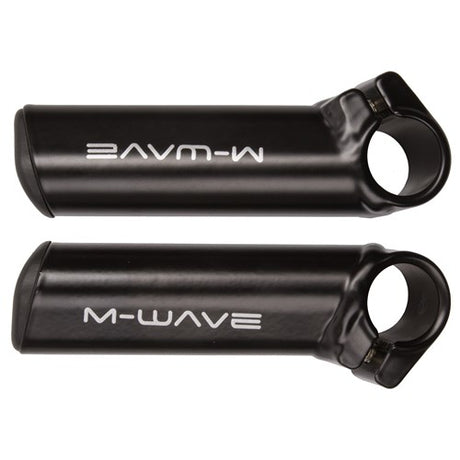 Set bar-ends kort dik zwart