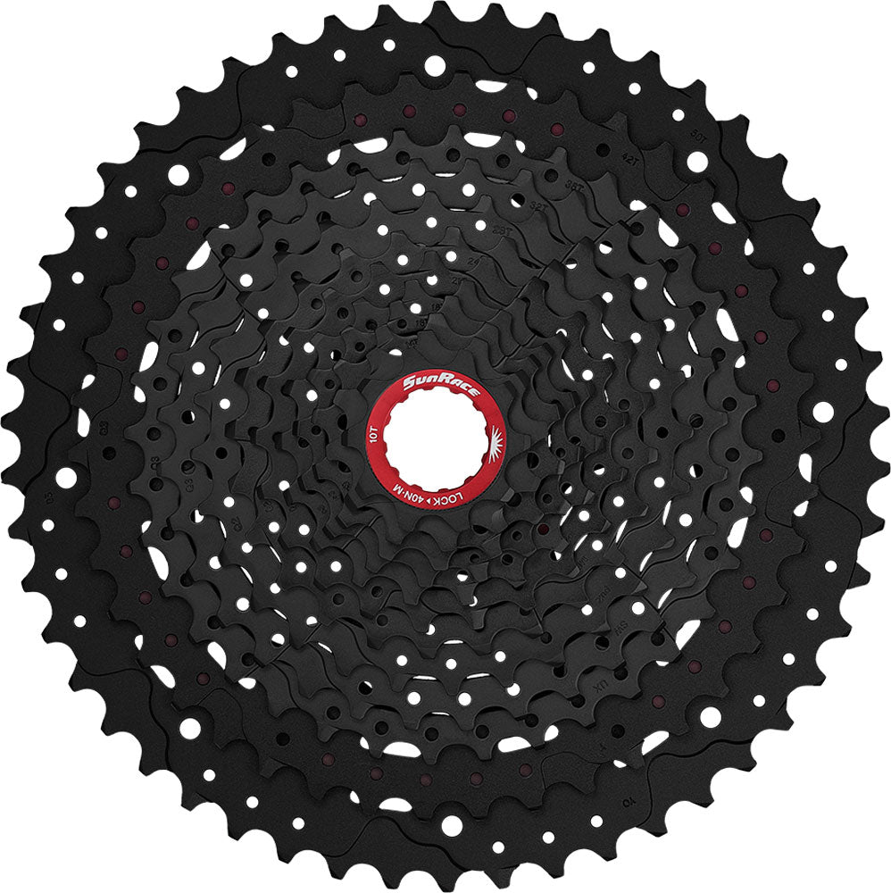 Sunrace cassette csmz800 12v 11-51t zwart
