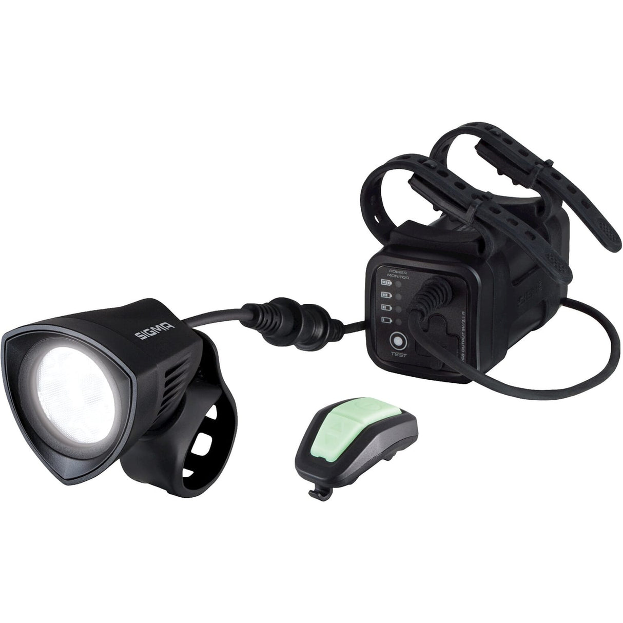 Sigma buster 2000 lumen koplamp accu li-on oplader afstandbediening