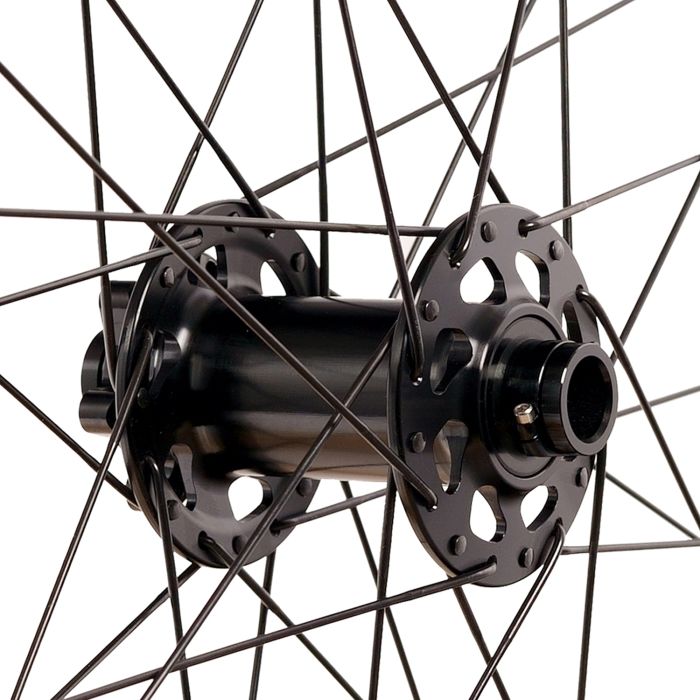 Stans stan's flow mk4 front wheel - 27,5'' - 15x110 ta - 6-bolt - gray