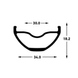 Stans stan's flow s2 front wheel - 27,5'' - 15x110 ta - 6-bolt - gray