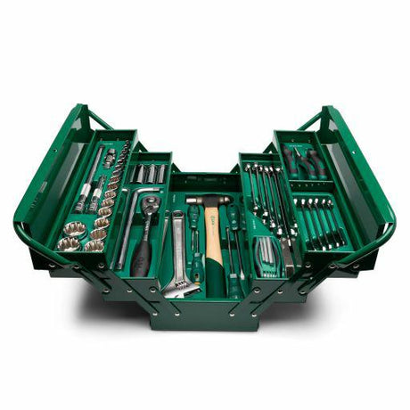 Sata gereedschapskist vouwen met apparatuur 70el.