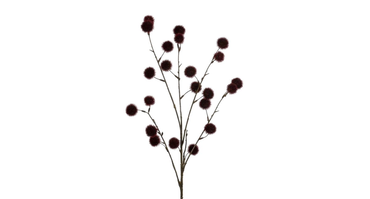 Pompom l91cm bordeaux