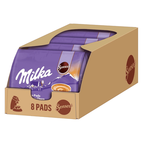 Senseo milka koffiepads - warme chocolademelk - 4 x 8 pads