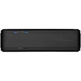 Silverstone sst-ftz01b-e desktop behuizing (zwart | 2x usb-a)