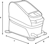 Oxford q15r tank rugzak tank backpack q15r black 15l quicklock