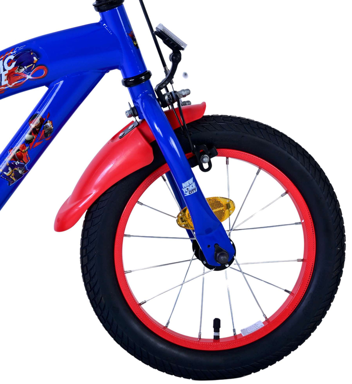 Sonic Prime Prime Kinderfiets Jongens 14 inch Blauw Rood