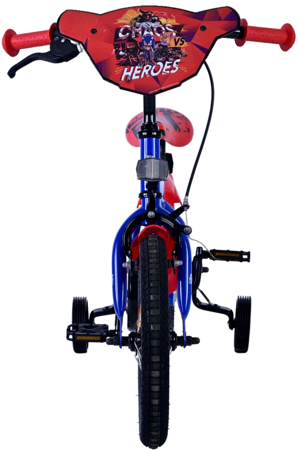 Sonic Prime Prime Kinderfiets Jongens 14 inch Blauw Rood