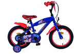 Sonic Prime Prime Kinderfiets Jongens 14 inch Blauw Rood Twee handremmen