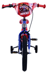 Sonic prime kinderfiets - jongens - 16 inch - blauw rood