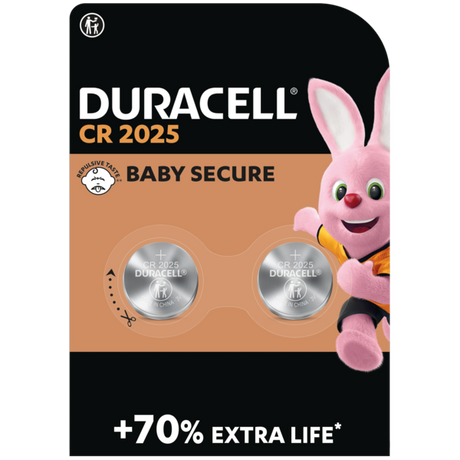 Battery sales europe b.v. duracell batterij cr2025 3v lithium (2st)