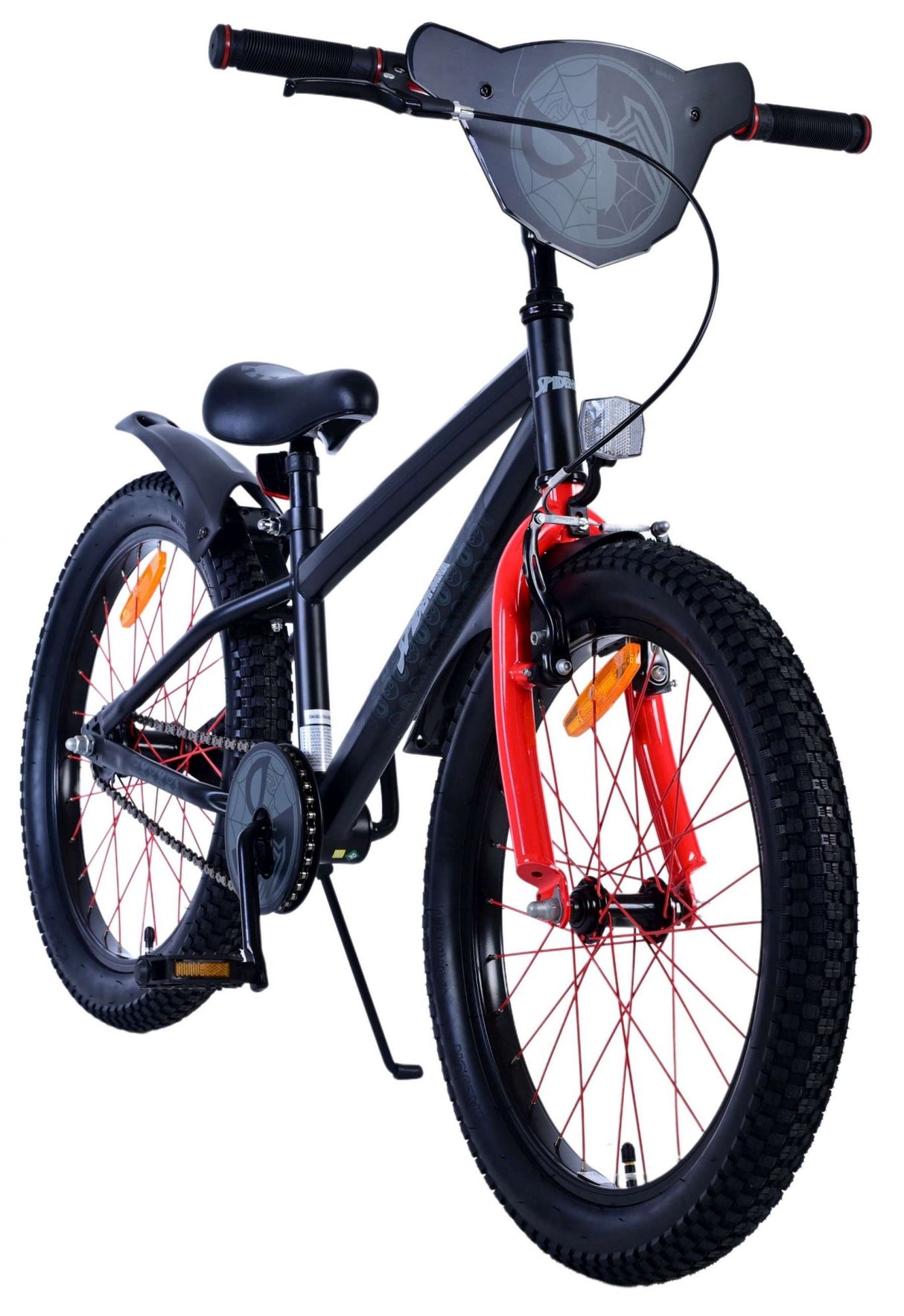 Spider-Man - Kinderfiets - Jongens - 20 inch - Mat Zwart