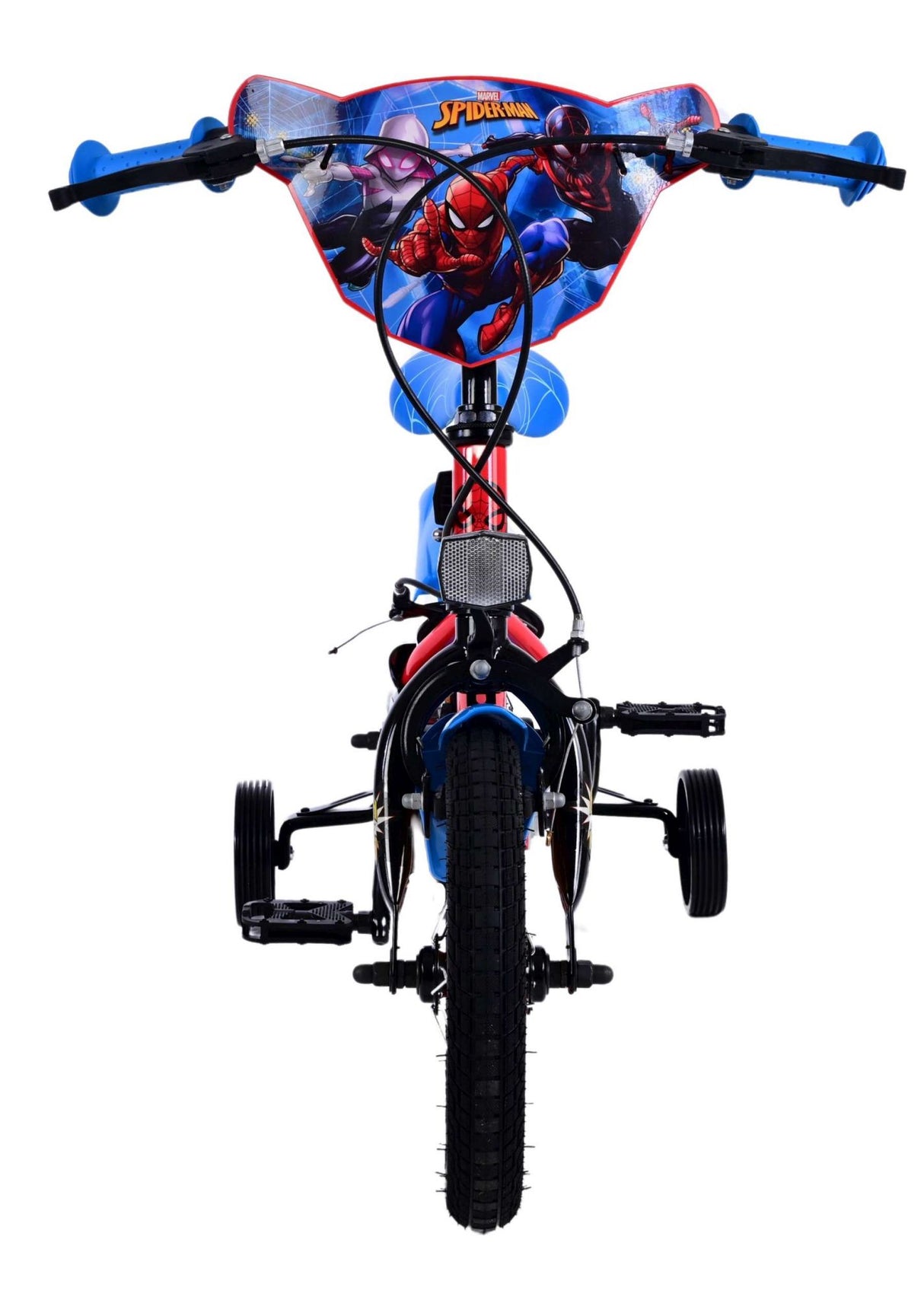 Spiderman Ultimate Spider-Man Children's Bike Boys 12-calowe niebieskie czerwone hamulce ręczne