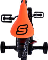 Volare Sportivo Bike para niños para niños NEON NEON ORANJE NEGRO NEGRO DOS BAJOS