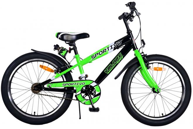 Volare Sportivo Kanner Bike Boys 20 Zoll gréng zwee Hand Bremsen