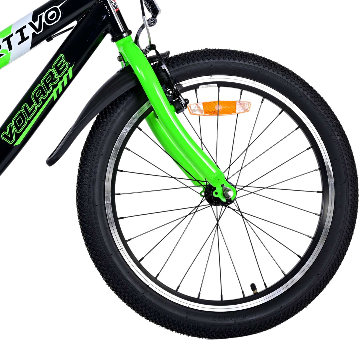 Volare Sportivo Kanner Bike Boys 20 Zoll gréng zwee Hand Bremsen