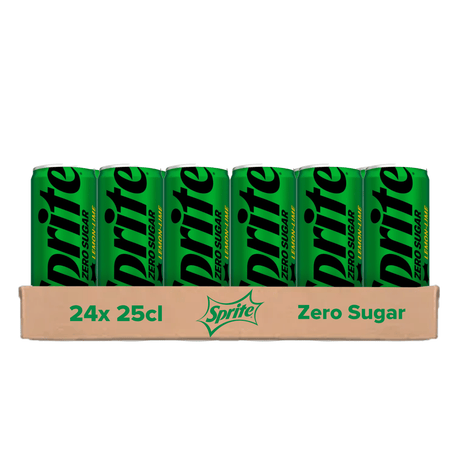 Sprite zero sugar blik (24x25cl)