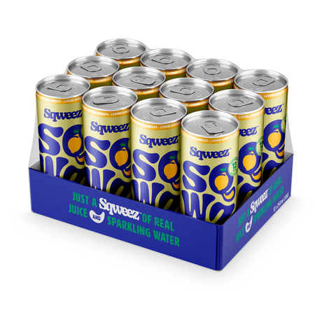 Sqweez lemon ginger blik (12x 250ml)