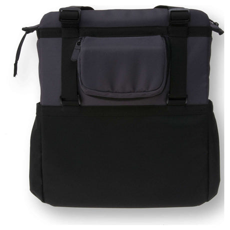 Basil Shopper XL - sportieve en trendy fietstas voor boodschappen en strand, zwart antraciet, 20L