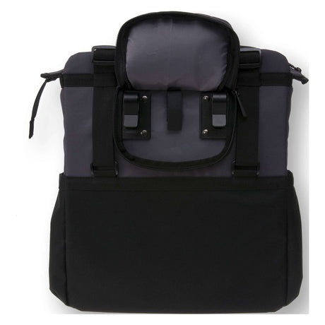 Basil Shopper XL - sportieve en trendy fietstas voor boodschappen en strand, zwart antraciet, 20L