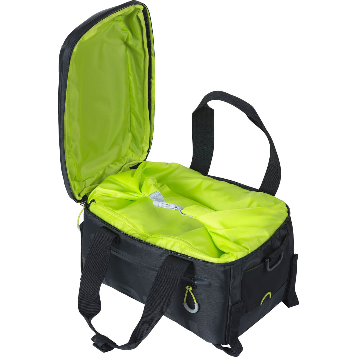 Basil Miles Trunkbag Sporty Black Luggage Bolsa de negocios para fondos deportivos 7L Black Lime