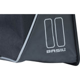 Basil Forte double sac à vélo, noir noir, hydrofuge, 35L