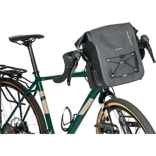 Basil Navigator Storm Stuurtas - sportieve fietsstuurtas, waterdicht, zwart