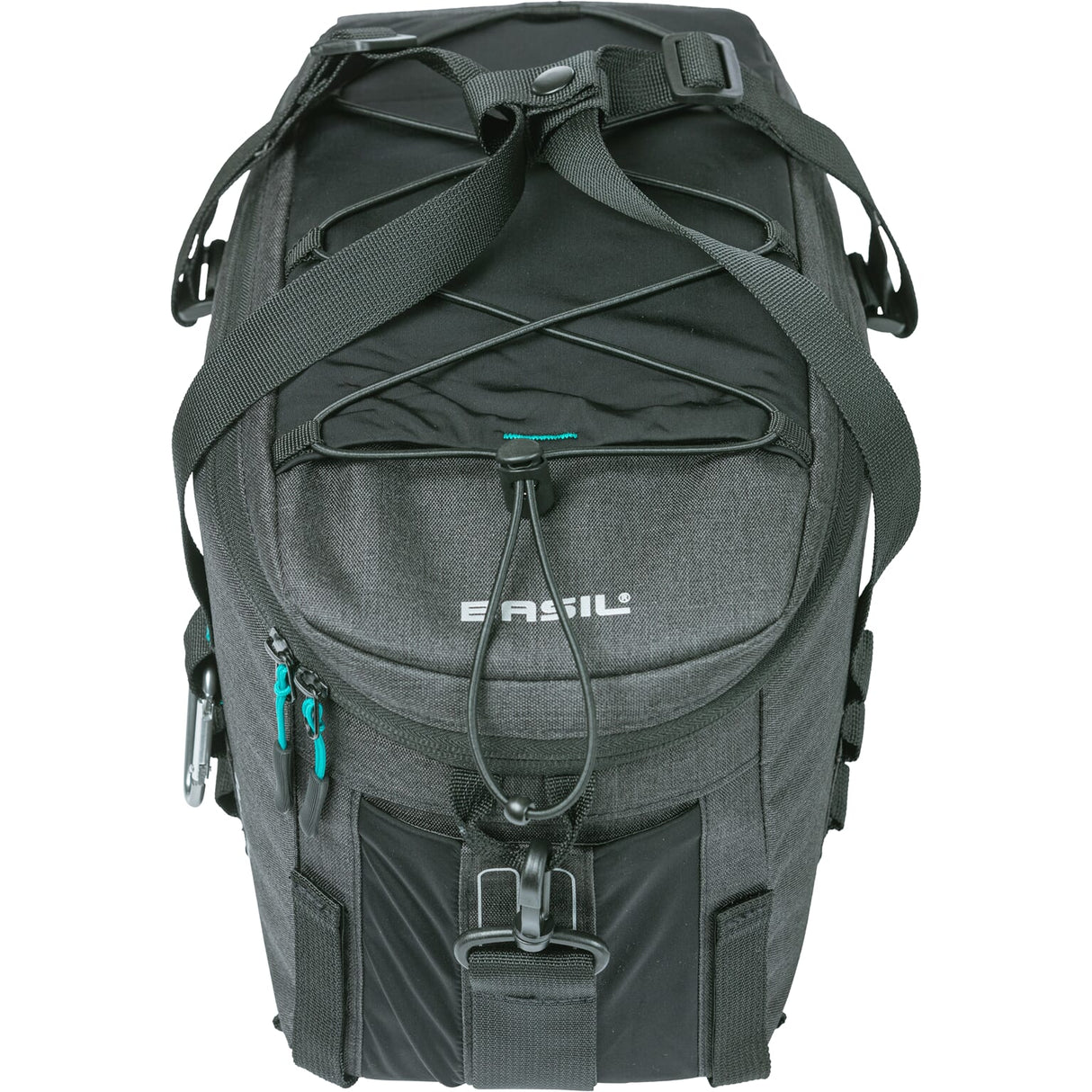 Basil Discovery 365D Bagagedragertas M - Zwart, waterafstotend, 9L, unisex, sportief