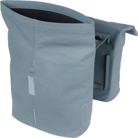 Basil dubbele fietstas city mik 28-32 liter - graphite blue