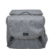 Mondi Joy Dubbele Fietstas - Racktime Snap-it - Waterafstotend Polyester - 38L - Ivy Walnut