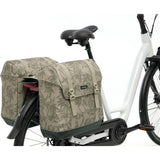 Newlooxs New Fietstas Alba Double MIK Bagagedrager Waterafstotend Polyester 42L Bamboo Zwart