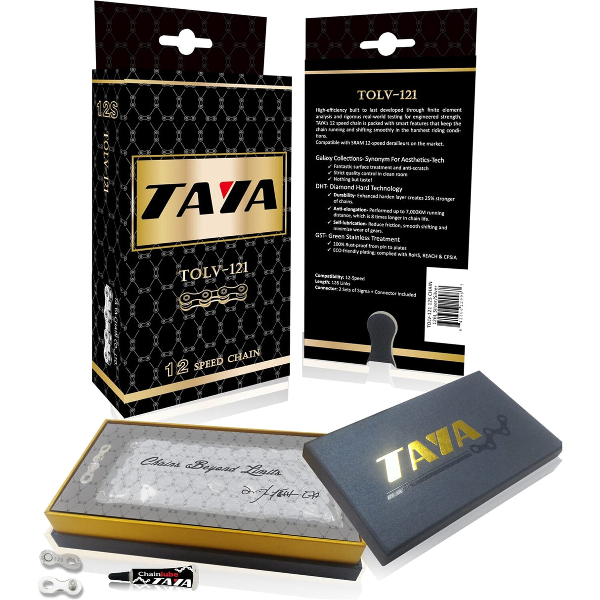 Taya ketting tolv-121 zilver 126s