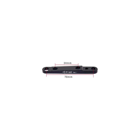 Trp md-c610 spyre remklauw mechanisch flatmount voor zwart zilver