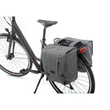 Grijze Nova Double - Dubbele fietstas, waterafstotend, 32L