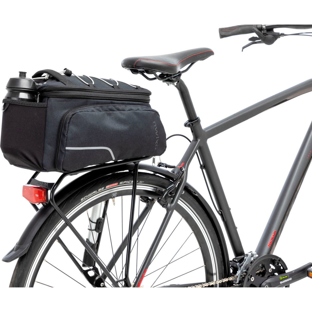 Newlooxs Sports Truckbag Racktime Bicycle Bag Unisex Black