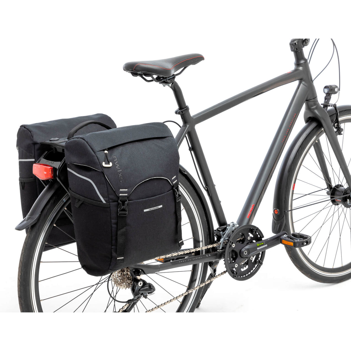 Nueva bolsa de bicicleta doble deportiva R K Sports Double Racktime Men Bicycle Negro